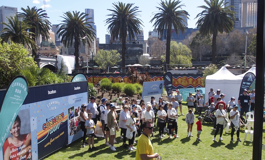 connor's run finish party